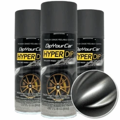 Anthracite Grey HyperDip -Dip Your Cars Anthracite 3 Pack w Swatch