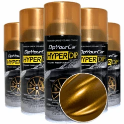 Burnt Copper HyperDip -Dip Your Cars Burnt Copper 6 Pack w Swatch