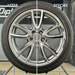 Factory Silver Wheel Kit 18 Factory Silver Wheel Kit -Dip Your Cars FactorySilverBeforeAfter