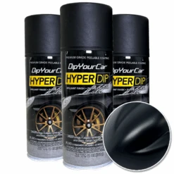Frozen Black HyperDip -Dip Your Cars Frozen Black 3 Pack w Swatch