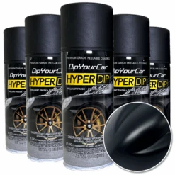 Frozen Black HyperDip -Dip Your Cars Frozen Black 6 Pack w Swatch