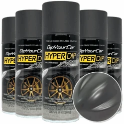 Nardo Grey HyperDip -Dip Your Cars Nardo 6 Pack w Swatch