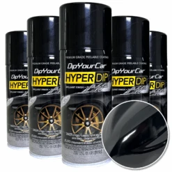 Piano Black HyperDip -Dip Your Cars Piano Emerald 6 Pack w Swatch c6c3a16c e060 42a5 9801 906712b8b3ae