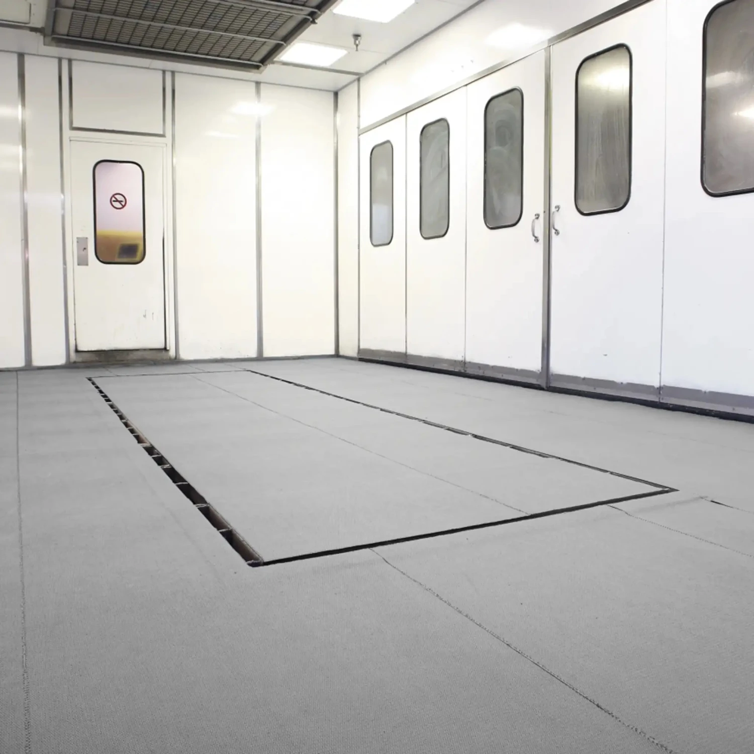 PIG® Paint Booth Mat With Adhesive Backing 4 PIG® Paint Booth Mat With Adhesive Backing - Image 2