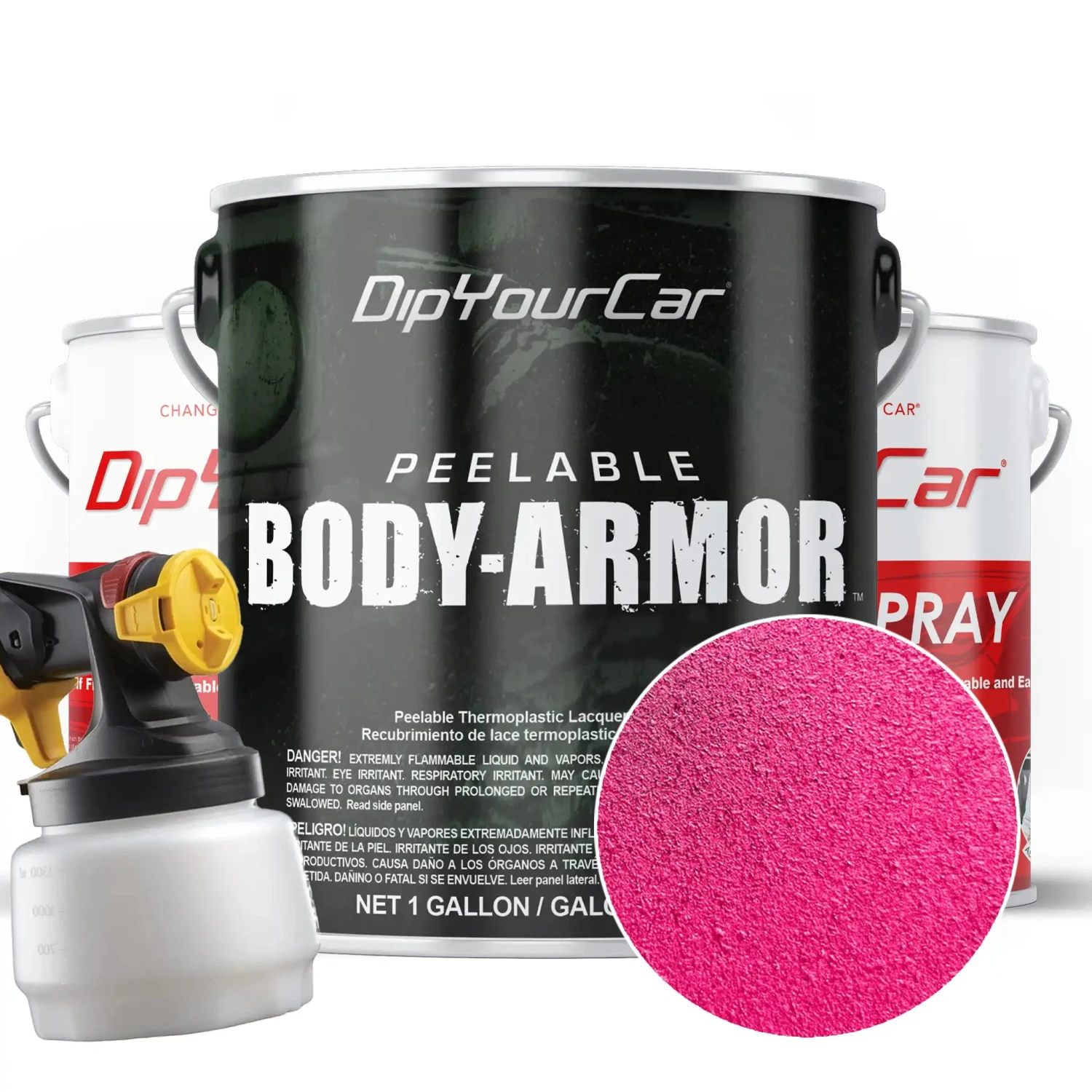 FIERCE PINK Peelable Body Armor Kit 3 FIERCE PINK Peelable Body Armor Kit