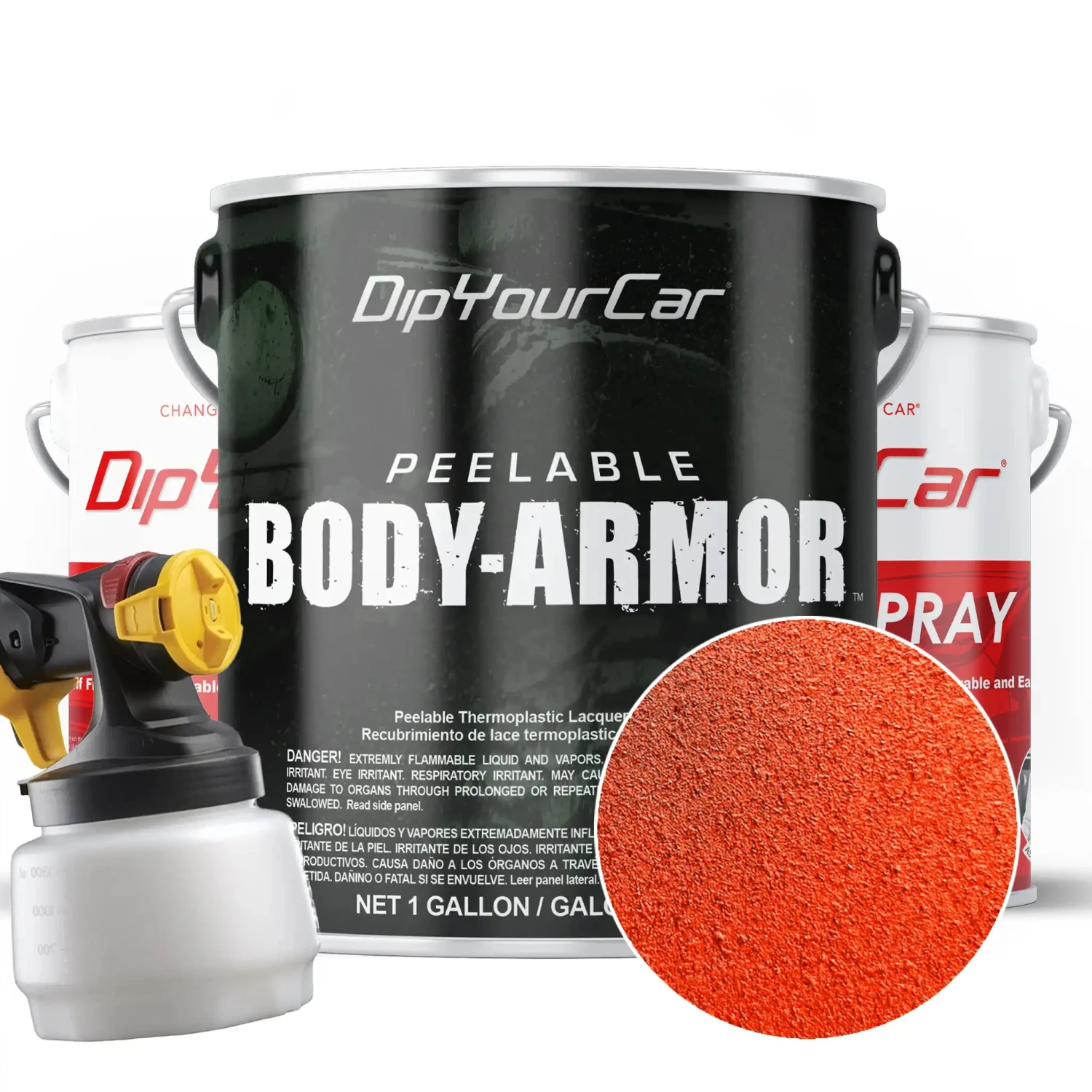 SAFETY CONE ORANGE Peelable Body Armor Kit 3 SAFETY CONE ORANGE Peelable Body Armor Kit